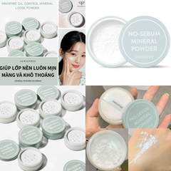 [Date 08/2024] Phấn phủ Innisfree No-sebum Mineral