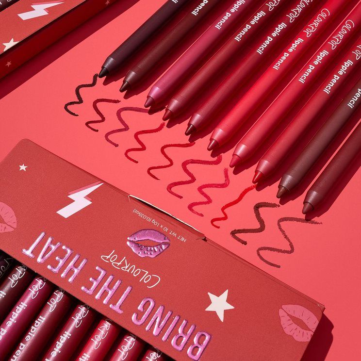 Set chì kẻ môi Colourpop Lippie Pencil - Bring the heat