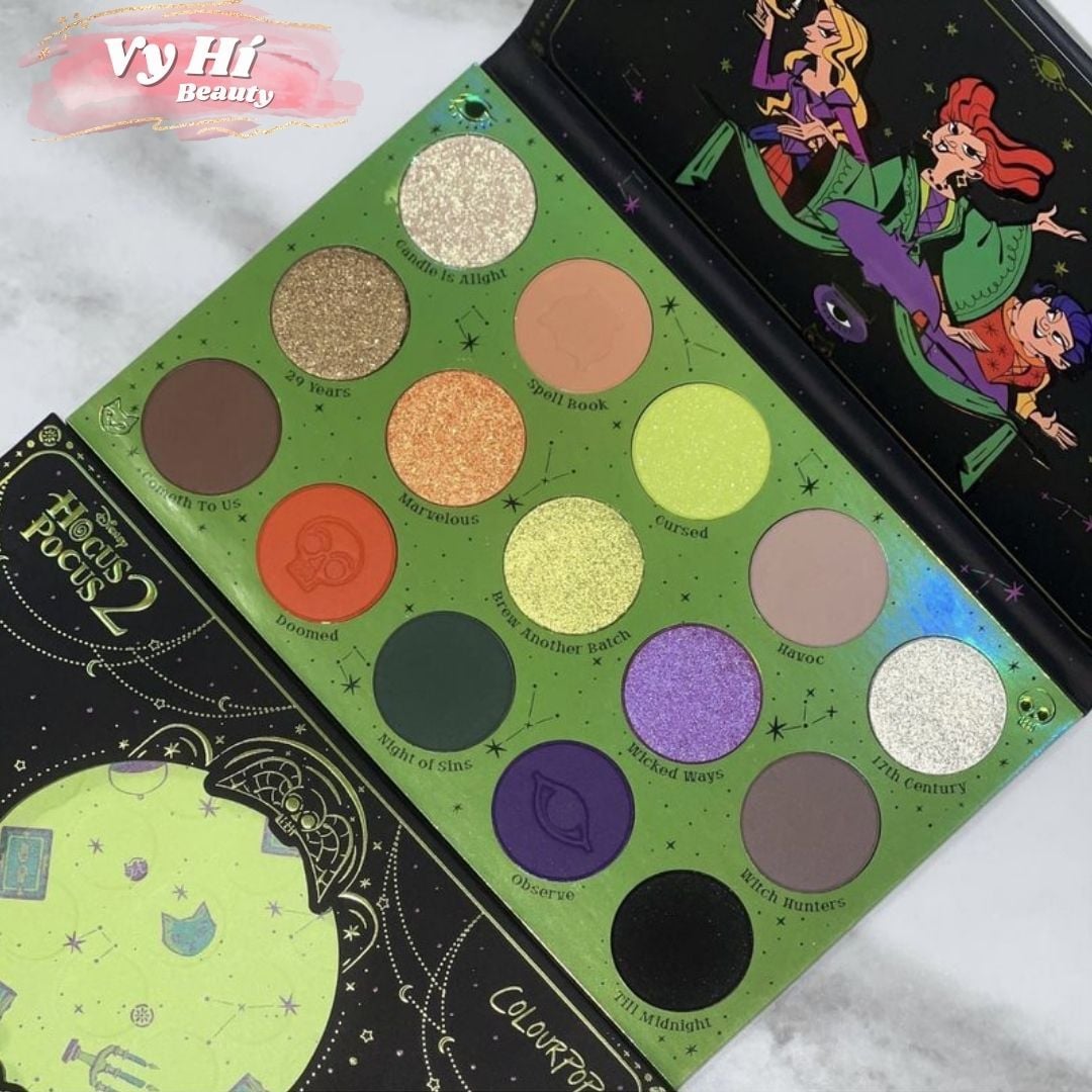 Bảng mắt Colourpop Hocus Pocus 2 All Hallows Eve 15 ô