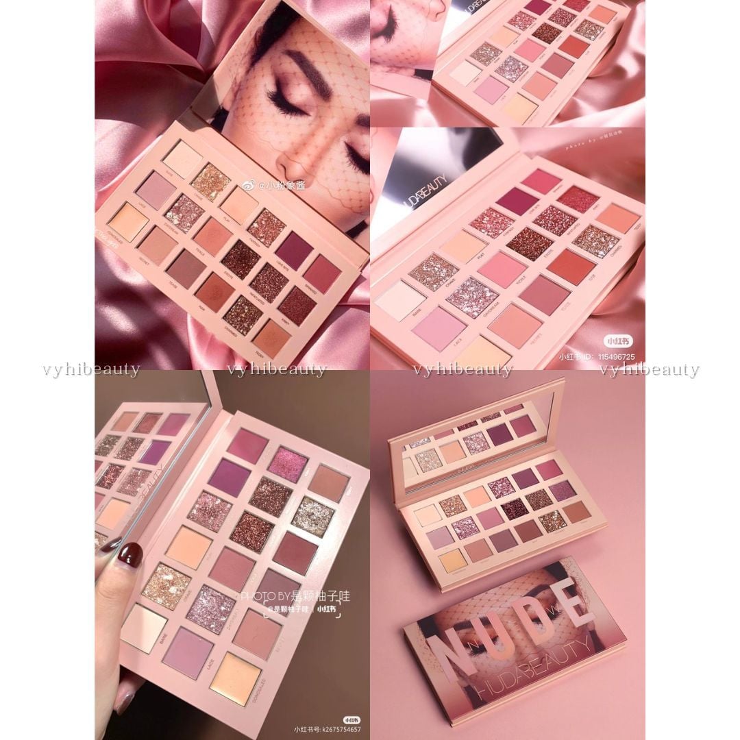 Bảng mắt Huda New Nude Eyeshadow 18 ô