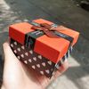 Hộp đựng quà trái tim Elegant nắp đỏ