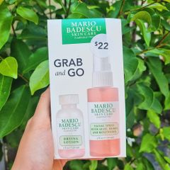 Set Mario Badescu Grab and Go gồm chấm mụn 29ml và xịt khoáng 39ml