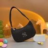 Túi MLB Monogram Embo Hobo Bag New York Yankees Black