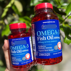 Viên uống Dầu cá Puritan's Pride Omega-3 Fish Oil 1000 mg