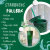 Ly Starbucks Ombre xanh lá đậm 710ml