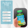 Viên uống Puritan's Pride Turmeric Curcumin tinh nghệ 1000mg 120 viên