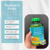 Viên uống Puritan's Pride Turmeric Curcumin tinh nghệ 1000mg 120 viên
