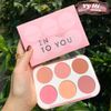 Bảng má Into You Six-color Blush Palette 6 ô