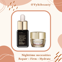 Set Estee Lauder Radiance Recharge gồm Repair Serum 15g + Dưỡng ẩm 7g - rách box