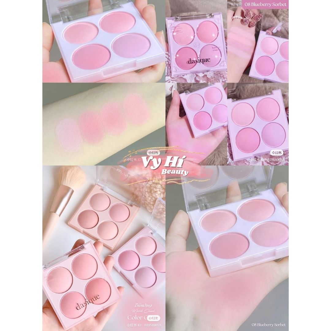 Bảng má Dasique 08 Blueberry Sorbet 4 ô