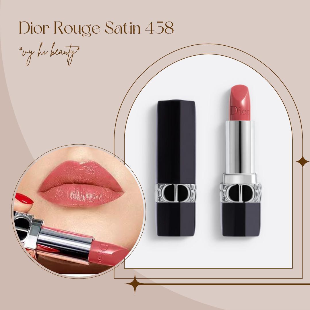 Dior Rouge Satin Refill 458 Lipstick Red  Dressinn