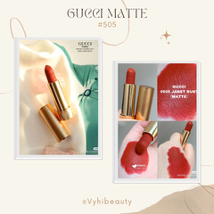 Son thỏi Gucci matte vỏ VÀNG 3.5g