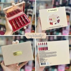 Set son MAC A Taste Of Matte Lipstick x5 Best-sellers 5 thỏi kèm hộp ngọc trai