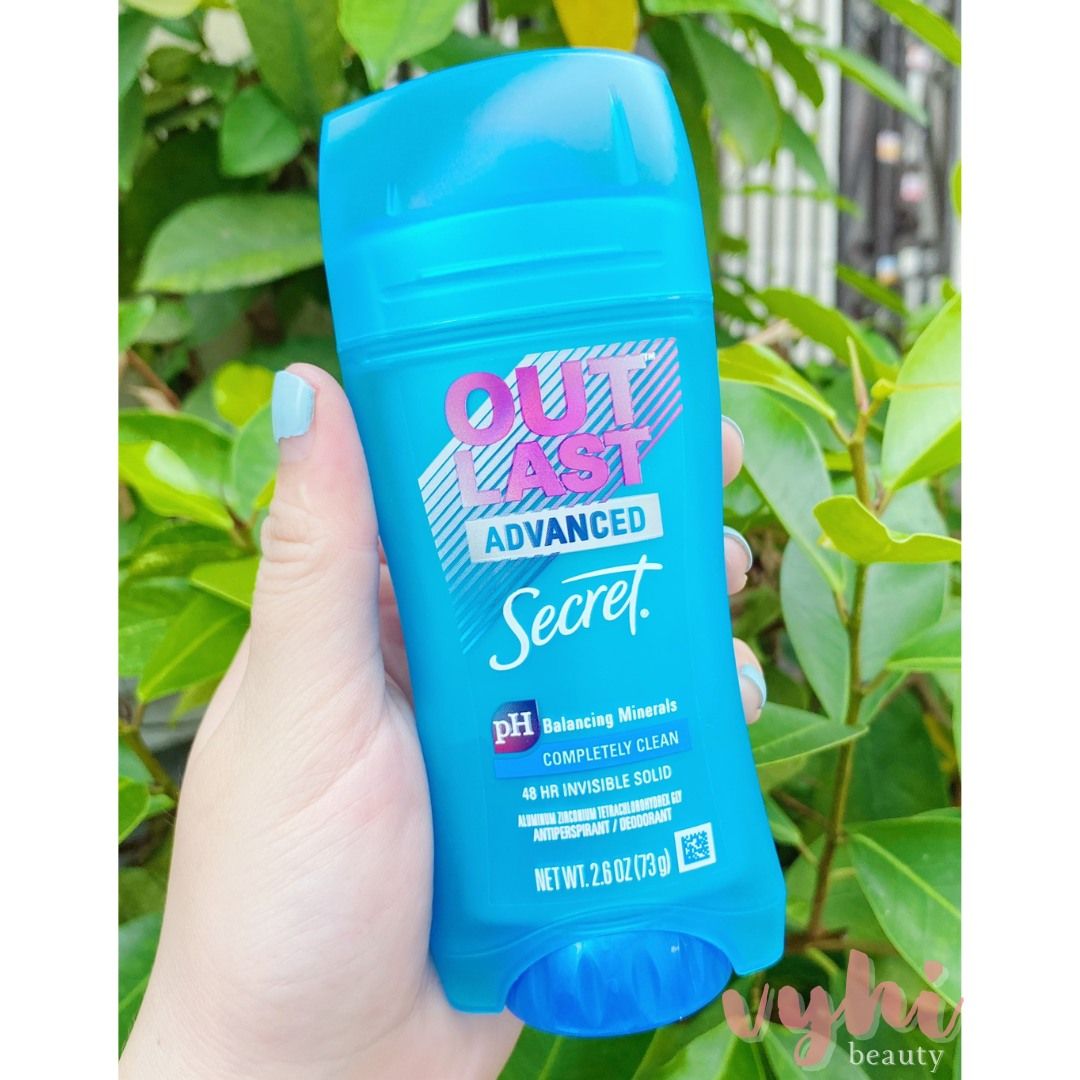 Lăn khử mùi Secret Out Last Advanced 48h invisible solid 73g