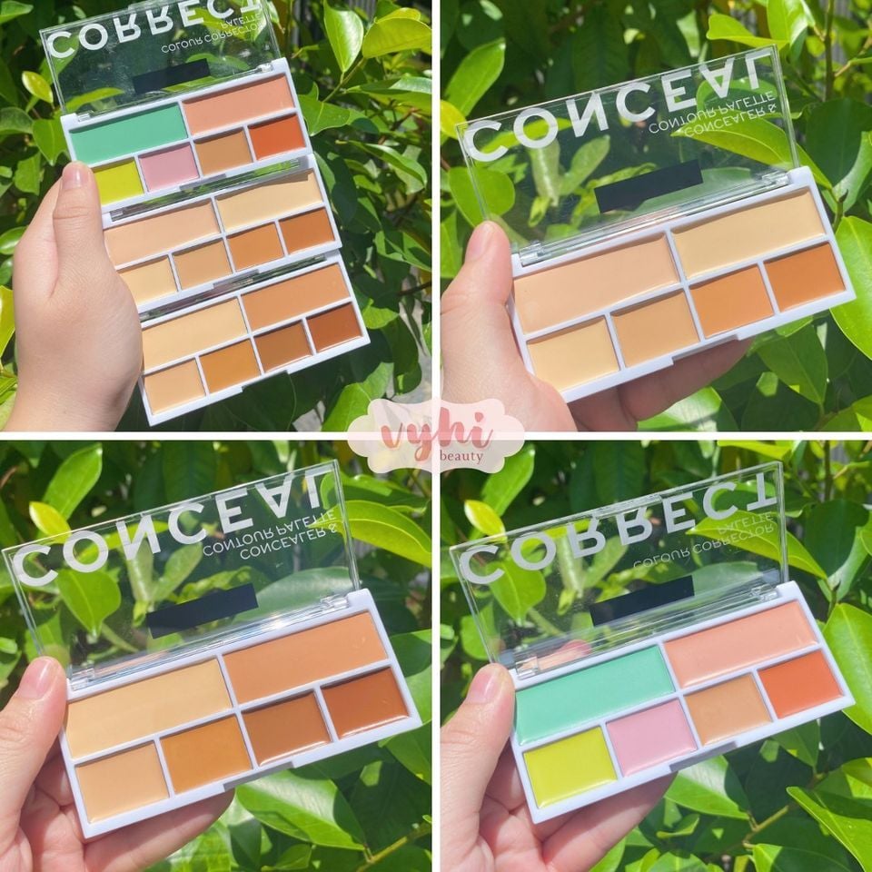 Bảng che khuyết điểm Revolution Concealer & Contour Palette