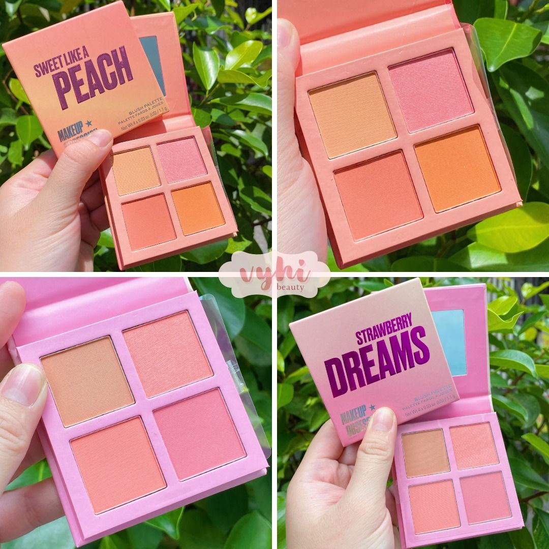 Bảng má Revolution Makeup Obsession 4 ô