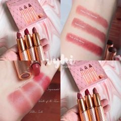 Set son Charlotte Tilbury Iconic Mini Trio 3 thỏi x 1.5g