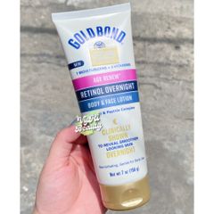 Dưỡng thể Gold Bond Retinol Overnight Body & Face Lotion 198g