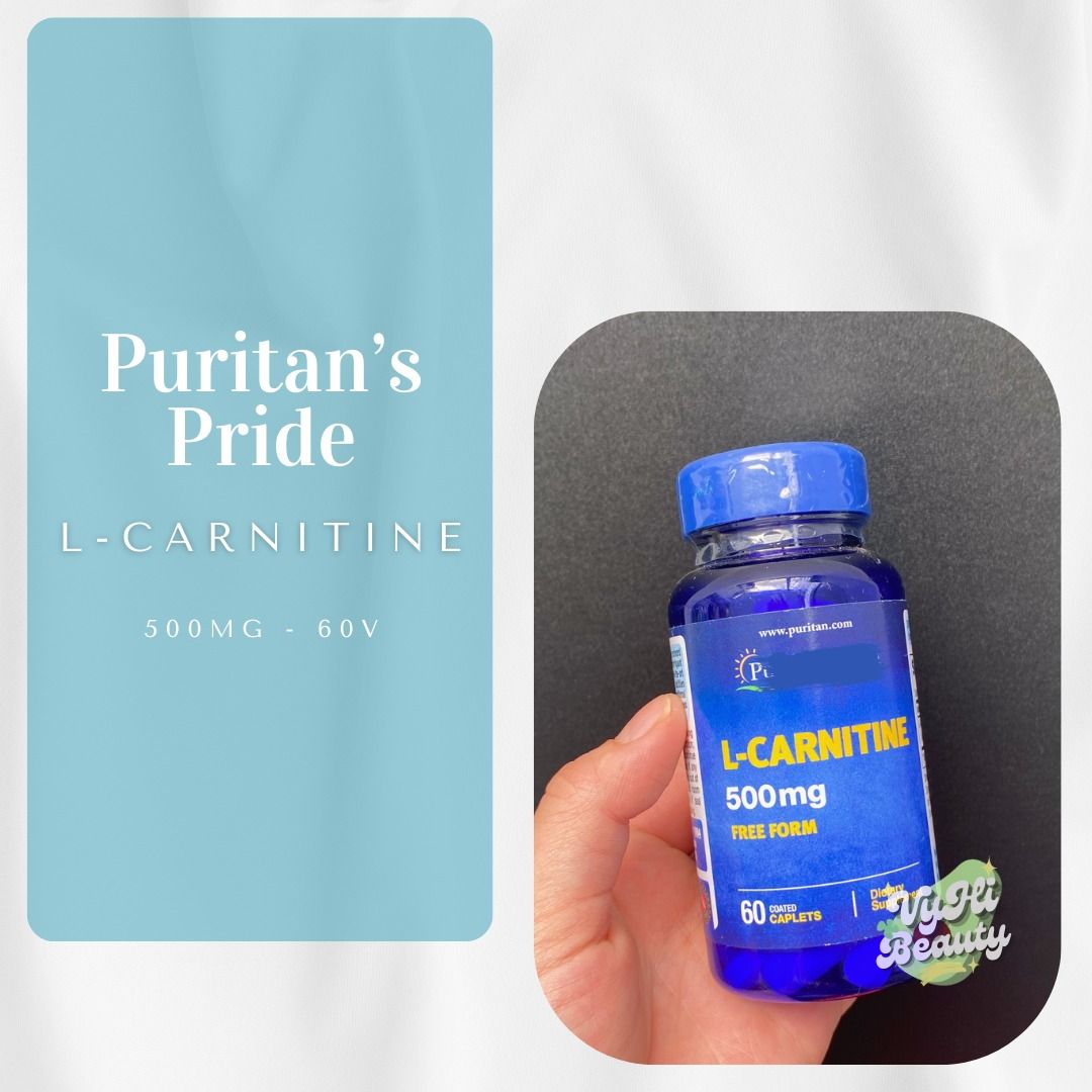 l carnitine puritan's pride Puritans Pride L- Carnitine 500mg Free Form 60 C pallets main image 1