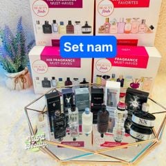 Set nước hoa Ulta His Fragrance Must-haves 8 chai mini cho nam