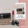 Set Dior gồm son 965 không tem đáy + 1 case son da beo logo