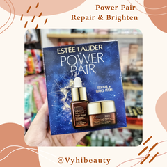 Set Estee Lauder Power Pair gồm Repair Serum 15g + Kem mắt 5g