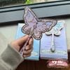 Gương cầm tay Flower Knows Butterfly 11.5 x 17 cm