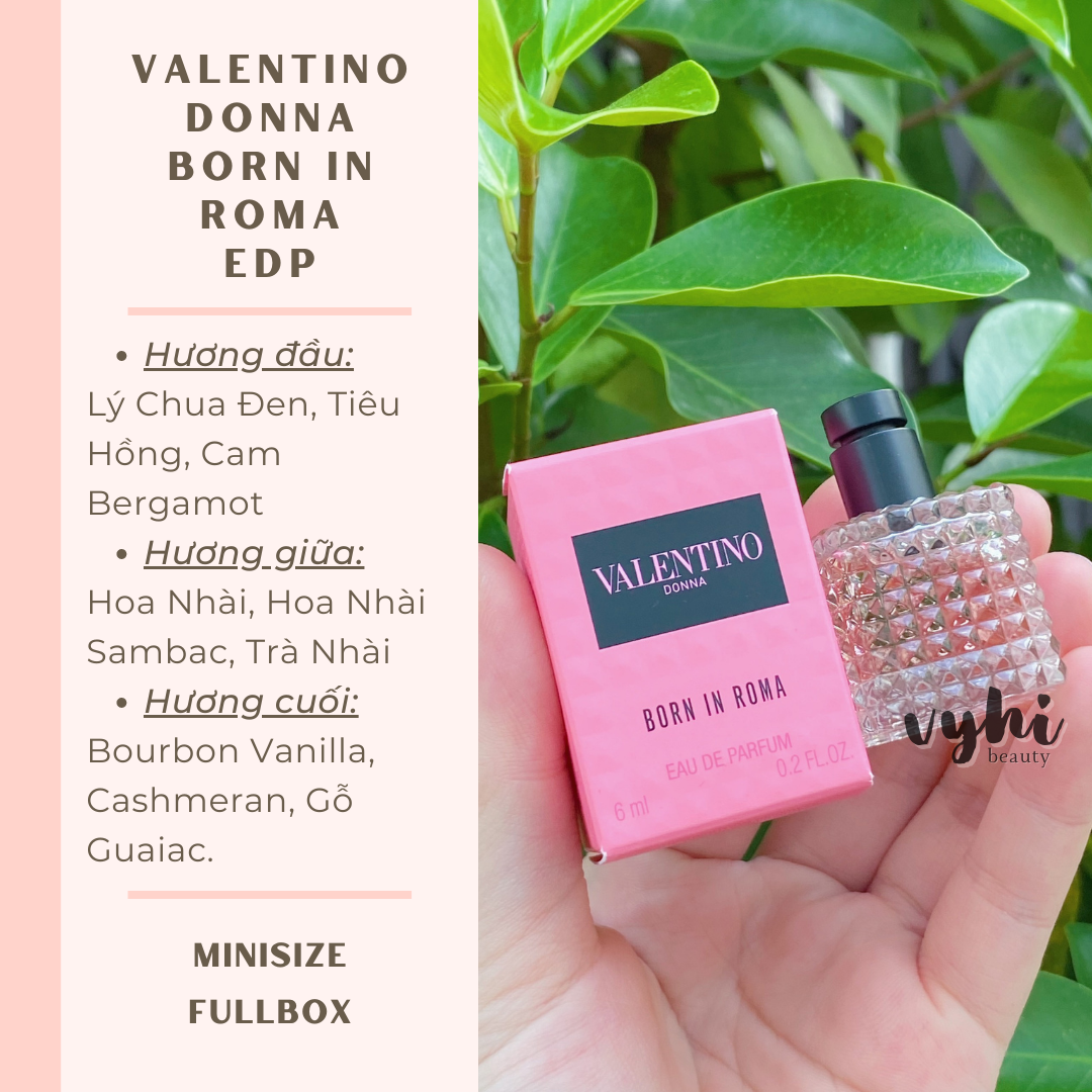 Nước hoa Valentino Donna Born In Roma EDP 6ml