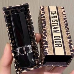 Box giấy son Dior Mitzah da báo limited (ko kèm son)