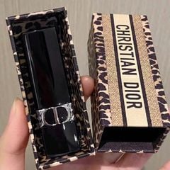 Box giấy son Dior Mitzah da báo limited (không kèm son)