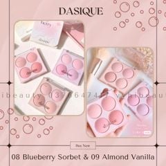 Bảng má Dasique  09 Almond Vanilla 4 ô