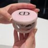 Gương Dior hồng tròn logo bạc 7.5cm