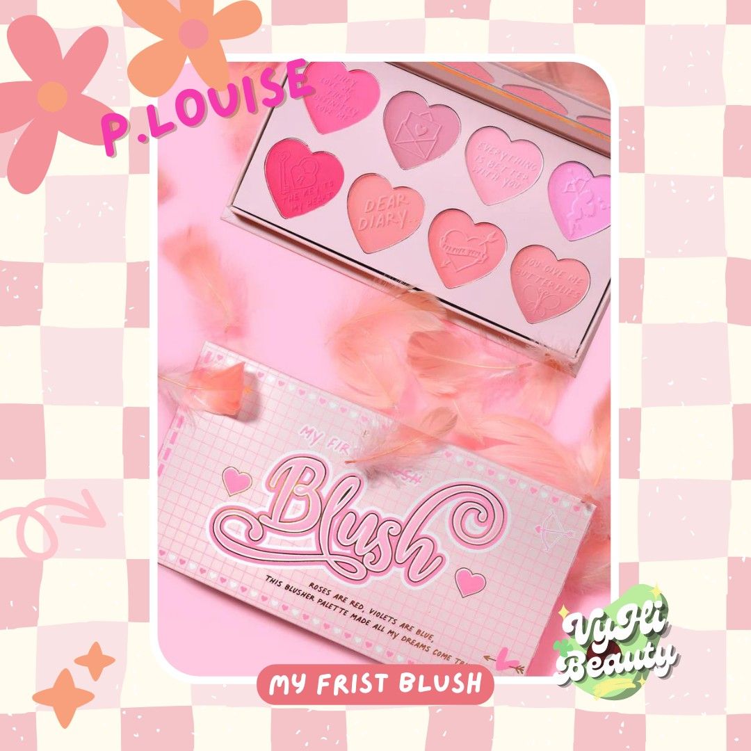 Bảng má PLouise My First Blush 8 ô kèm gương
