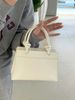 Túi Charles & Keith kẹp nách da PU cao cấp 23cm