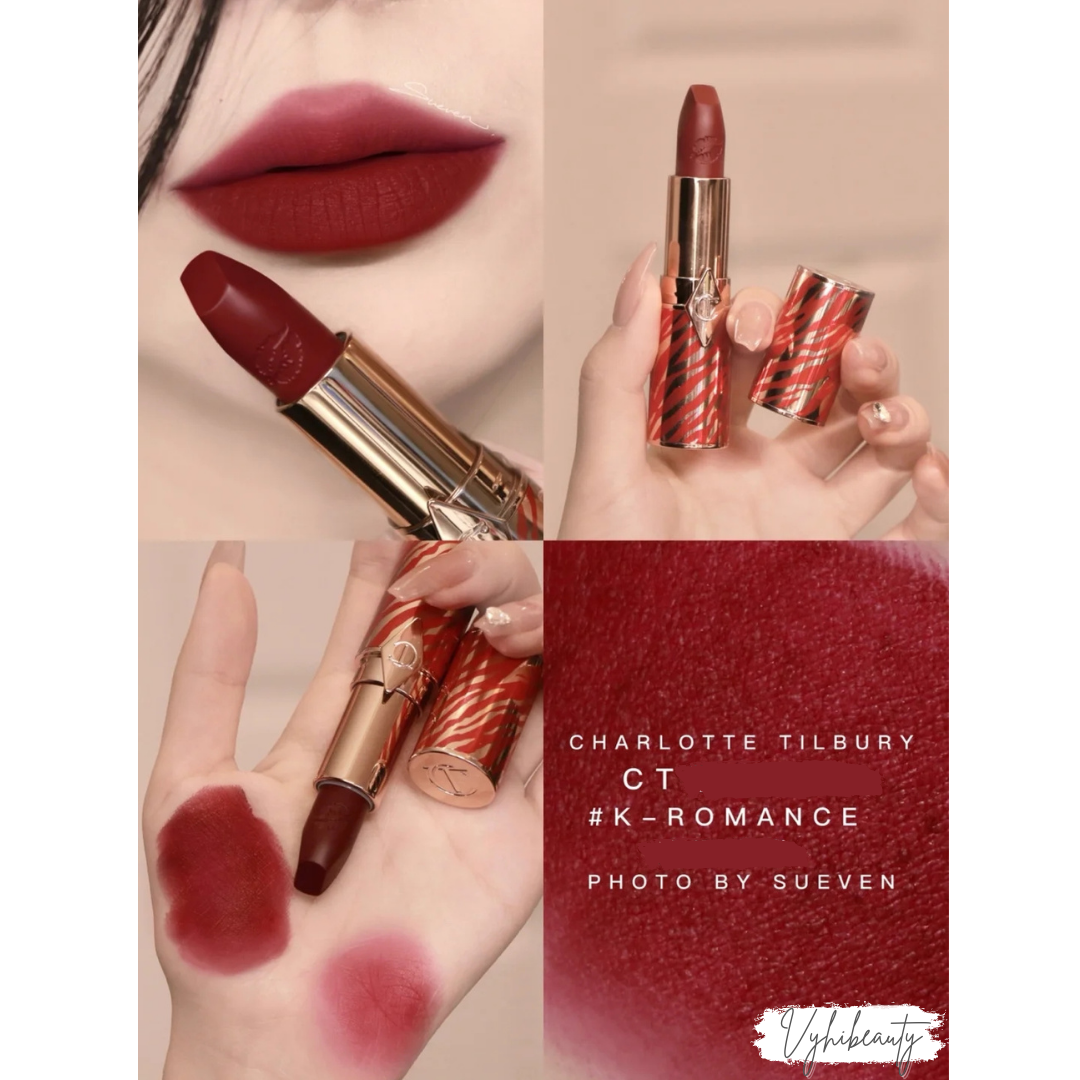 Son thỏi Charlotte Tilbury Revolution vỏ sọc đỏ