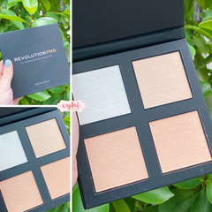 Bảng bắt sáng Revolution Beauty 4K Highlighter 4 ô