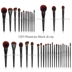 Set cọ Jessup Makeup Lover Complete Collection Phantom Black T271 21 cây
