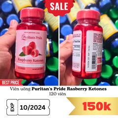 Viên uống Puritan's Pride Rasberry Ketones 120 viên