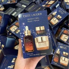 Set Estee Lauder Radiant Skin Repair + Renew 3 món - móp box