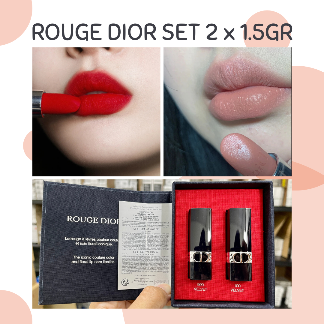 Son Dior 999 Matte Mini unbox Son Dior 999 Velvet mini fullbox Vshopasia #19 Son Dior 999 Matte Mini unbox Son Dior 999 Velvet mini fullbox Vshopasia