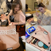 Túi vải Gucci Gift Small Female Pouch 21IV 22*16cm màu xanh