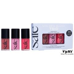 Set má kem Saie Mini Dew Blush Trio 3 x 7g