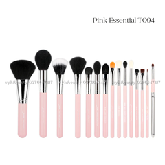 Set cọ Jessup Essential Brushes Peach Puff/Rose Gold T094 15 cây