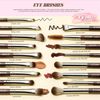 Set cọ Jessup T511 Shimmer Brown Master Collection 25 cây
