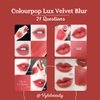 Son thỏi Colourpop Lux Velvet Blur