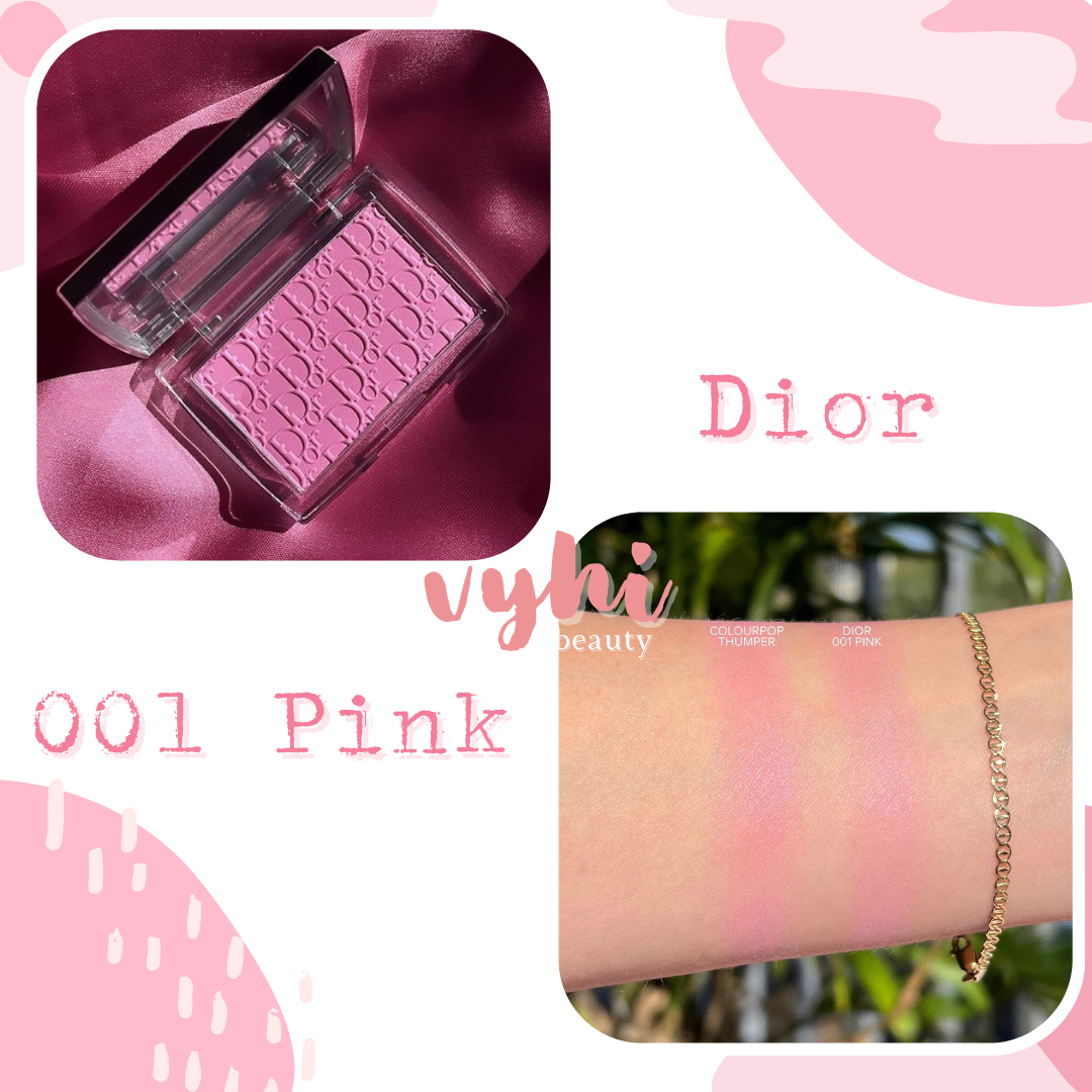 ColourPop Dupes for Dior 001 Pink Rosy Glow Blush  All In The Blush