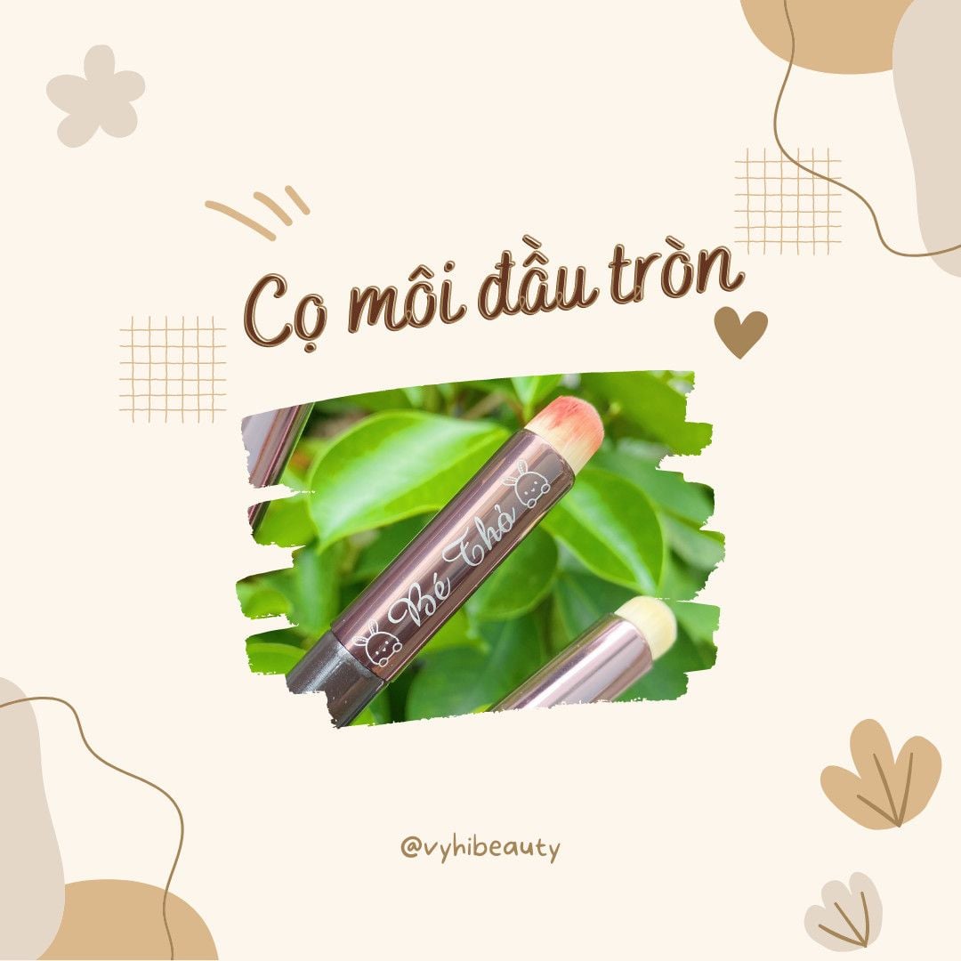 Cọ môi đầu tròn