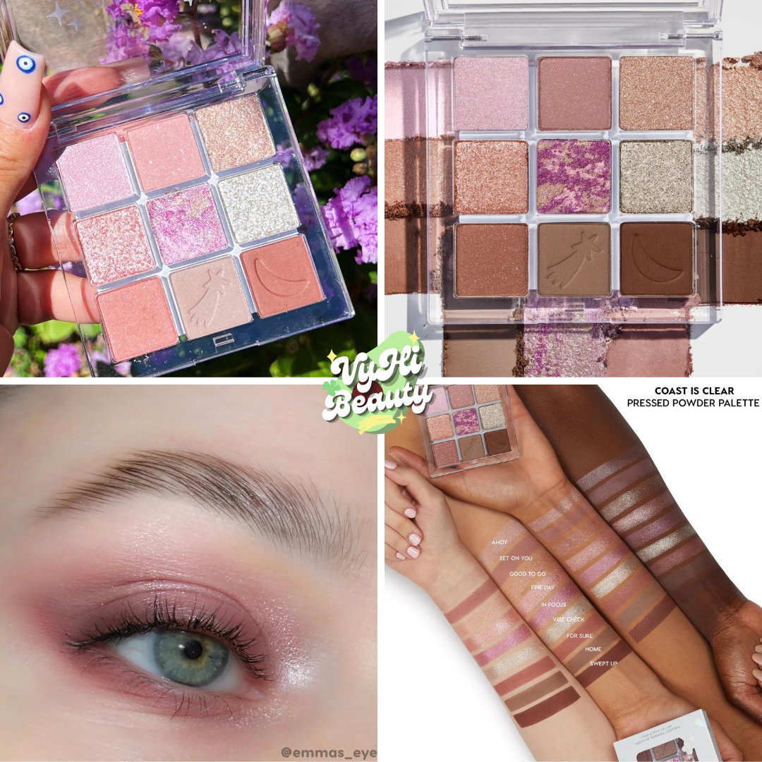Bảng mắt Colourpop Coast Is Clear 9 ô vỏ vuông
