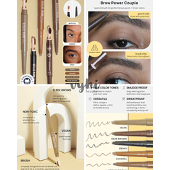 Chì kẻ mày AOA Easy Brow Styler 2 đầu