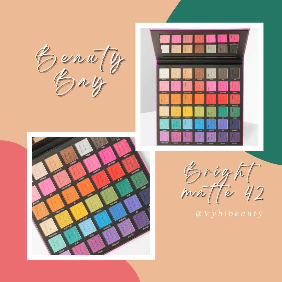 Bảng mắt Beauty Bay Bright Matte 42 ô lì – Vy Hí Beauty